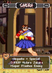 Sakura Pixel Vixen Action Card #2