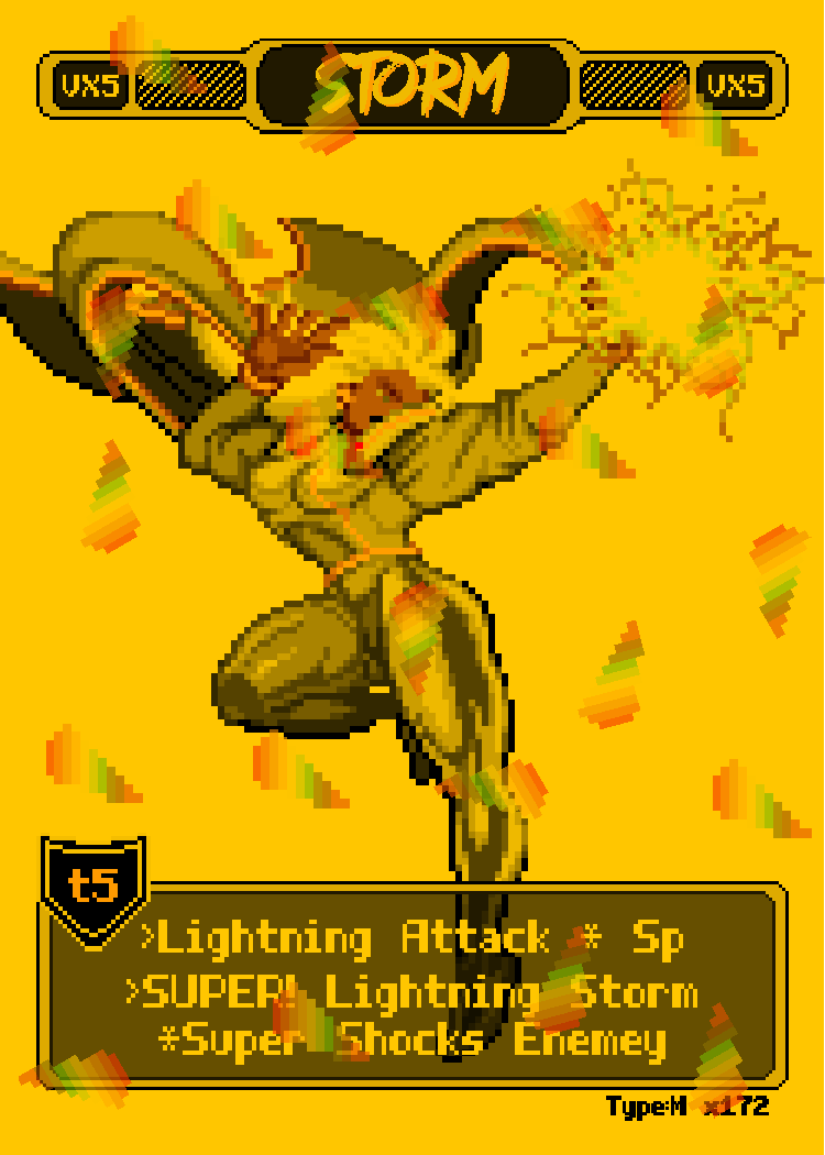 Storm - Pixel Vixen Trading Card #172