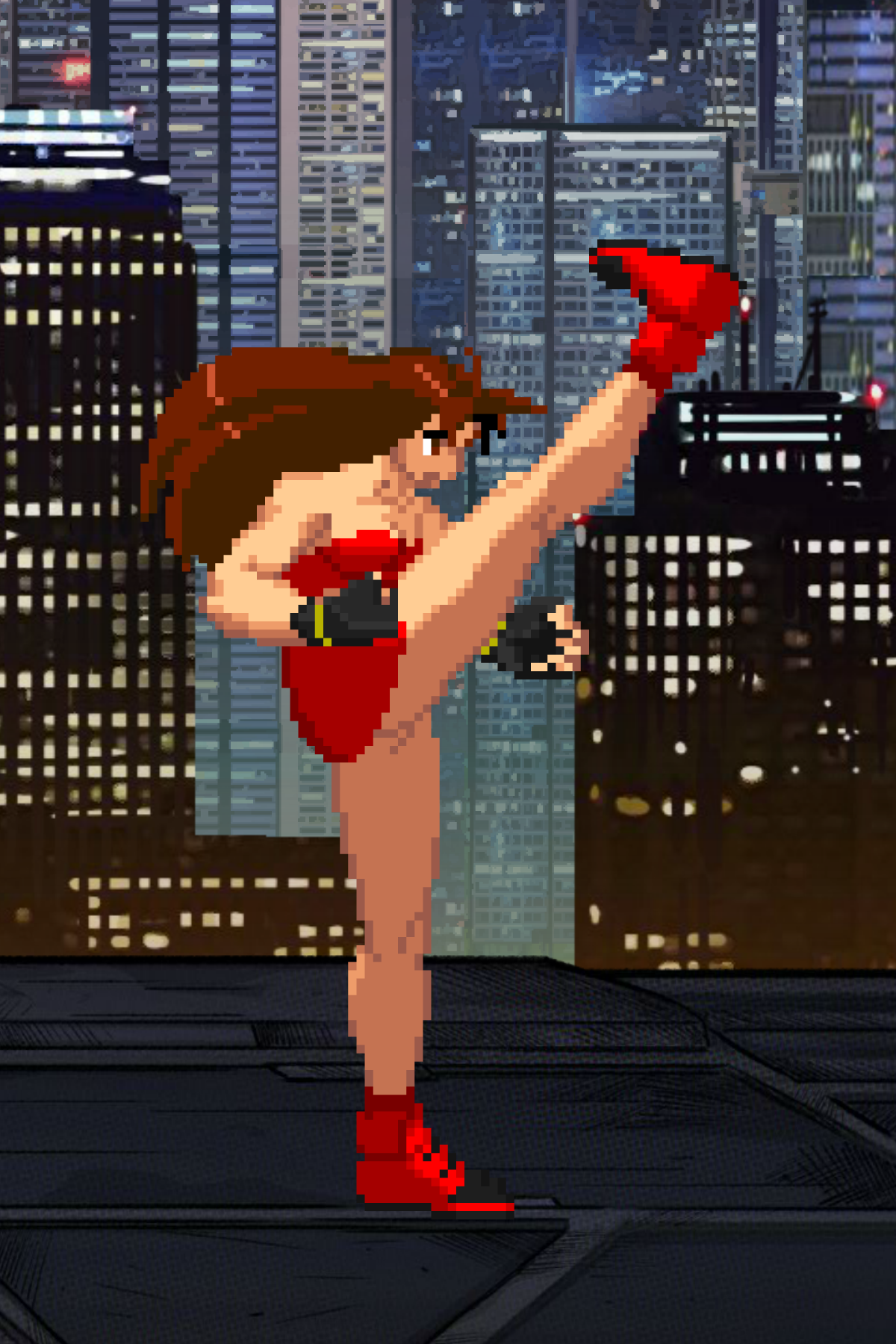 Blaze Kick Combo - Pixel Vixen #59