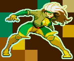 画像をギャラリービューアに読み込む, Rogue Holographic Pixel Vixen Sticker #59 - Pixel X
